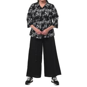 NEW TULIP CLOTHING alice blouse in black etching
